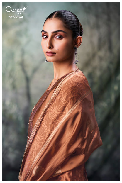 Sashka S5226 Ganga Woven Silk Pant Style Suits Manufacturer Ahmedabad