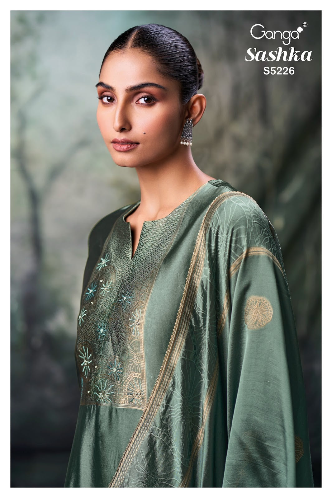Sashka S5226 Ganga Woven Silk Pant Style Suits Manufacturer Ahmedabad