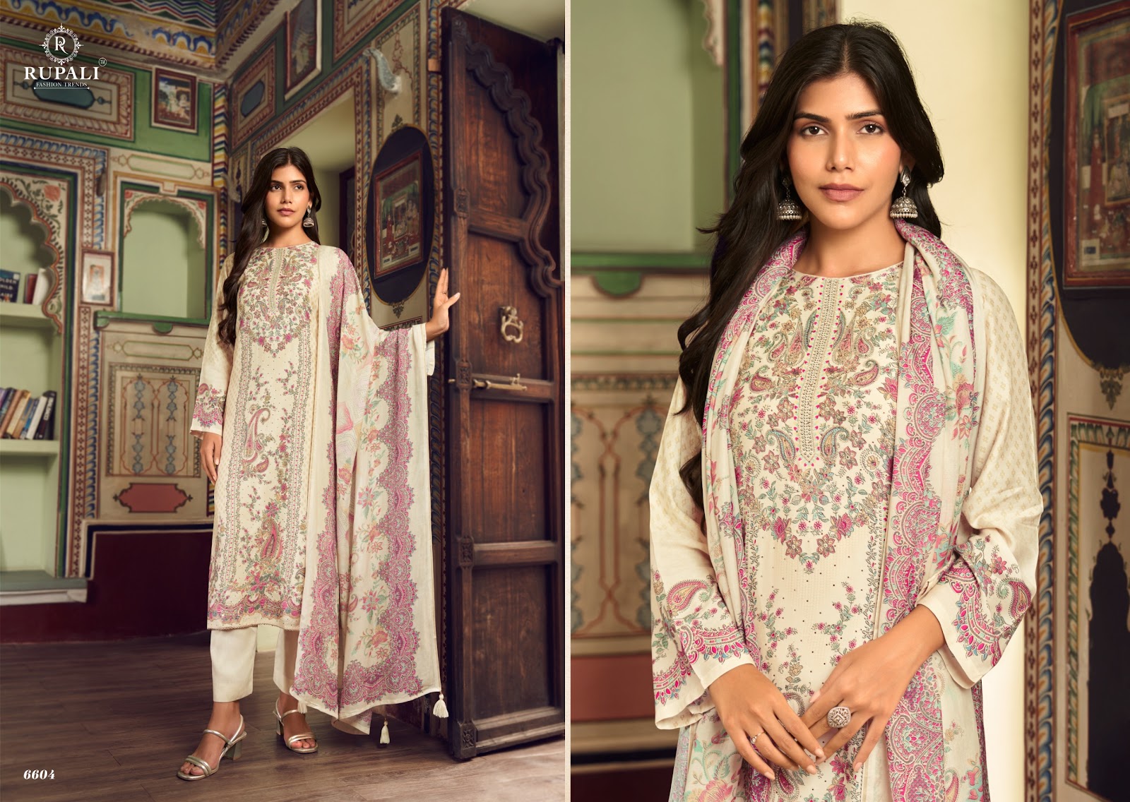 sathvika rupali pashmina suits supplier