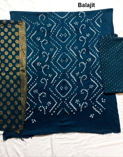 Satin Bandhej 0109 Balajit Salwar Suits Exporter Gujarat