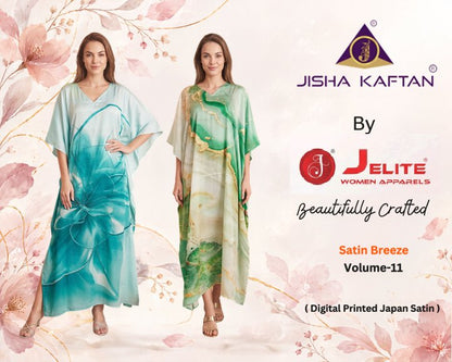 Satin Breeze Vol 11 Jelite Jisha Japan Satin Kaftans Wholesale Price