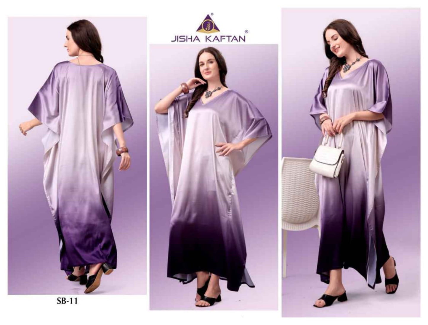 Satin Breeze Vol 2 Jelite Jisha Japan Satin Kaftans Manufacturer India