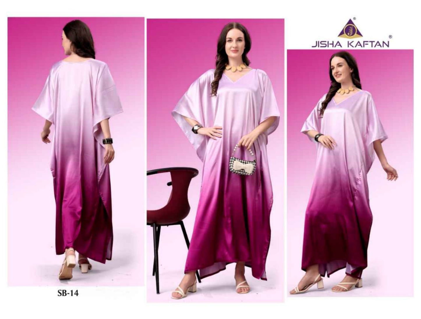 Satin Breeze Vol 2 Jelite Jisha Japan Satin Kaftans Manufacturer India