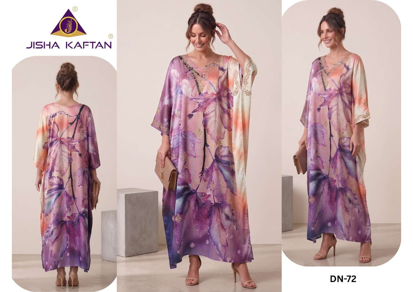 Satin Breeze Vol 9 Jelite Jisha Satin Kaftans Exporter Gujarat