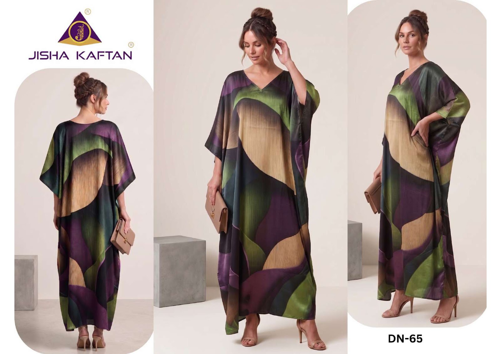 Satin Breeze Vol 9 Jelite Jisha Satin Kaftans Exporter Gujarat