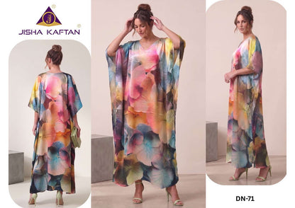 Satin Breeze Vol 9 Jelite Jisha Satin Kaftans Exporter Gujarat