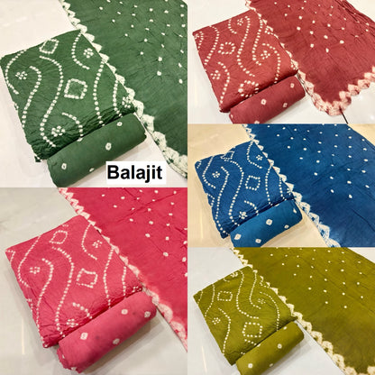 Satin Cotton 1007 Balajit Salwar Suits Supplier Ahmedabad