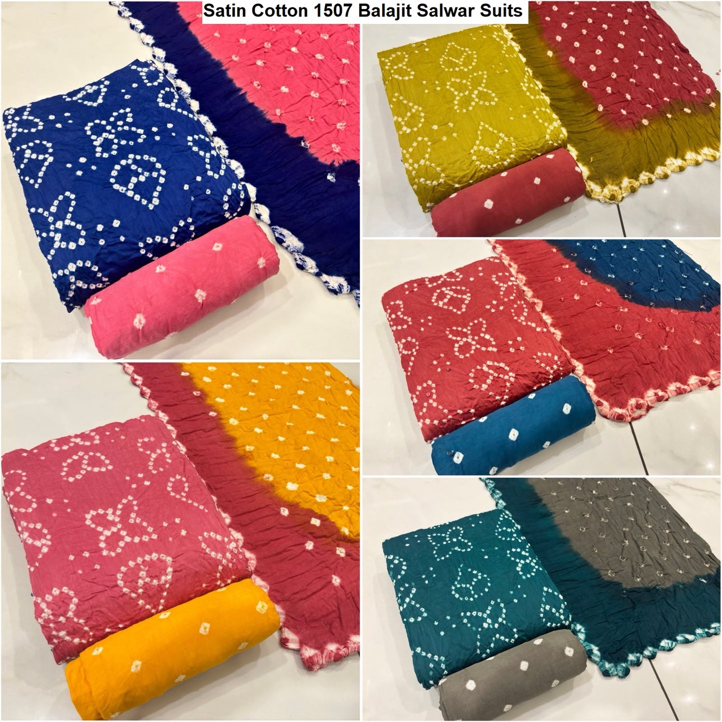 Satin Cotton 1507 Balajit Salwar Suits Wholesale Price