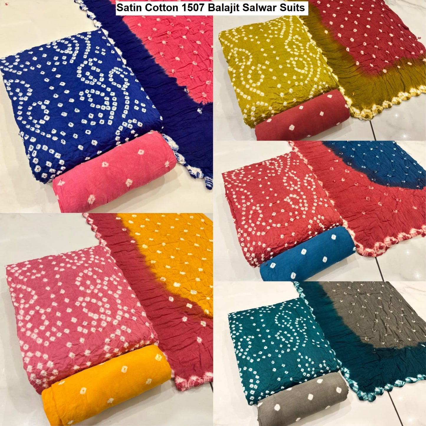 Satin Cotton 1507 Balajit Salwar Suits Wholesale Price