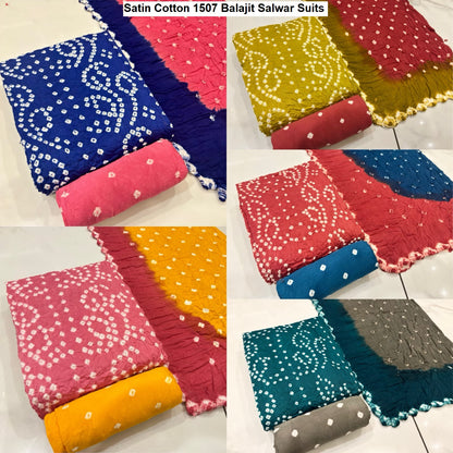 Satin Cotton 1507 Balajit Salwar Suits Wholesale Price