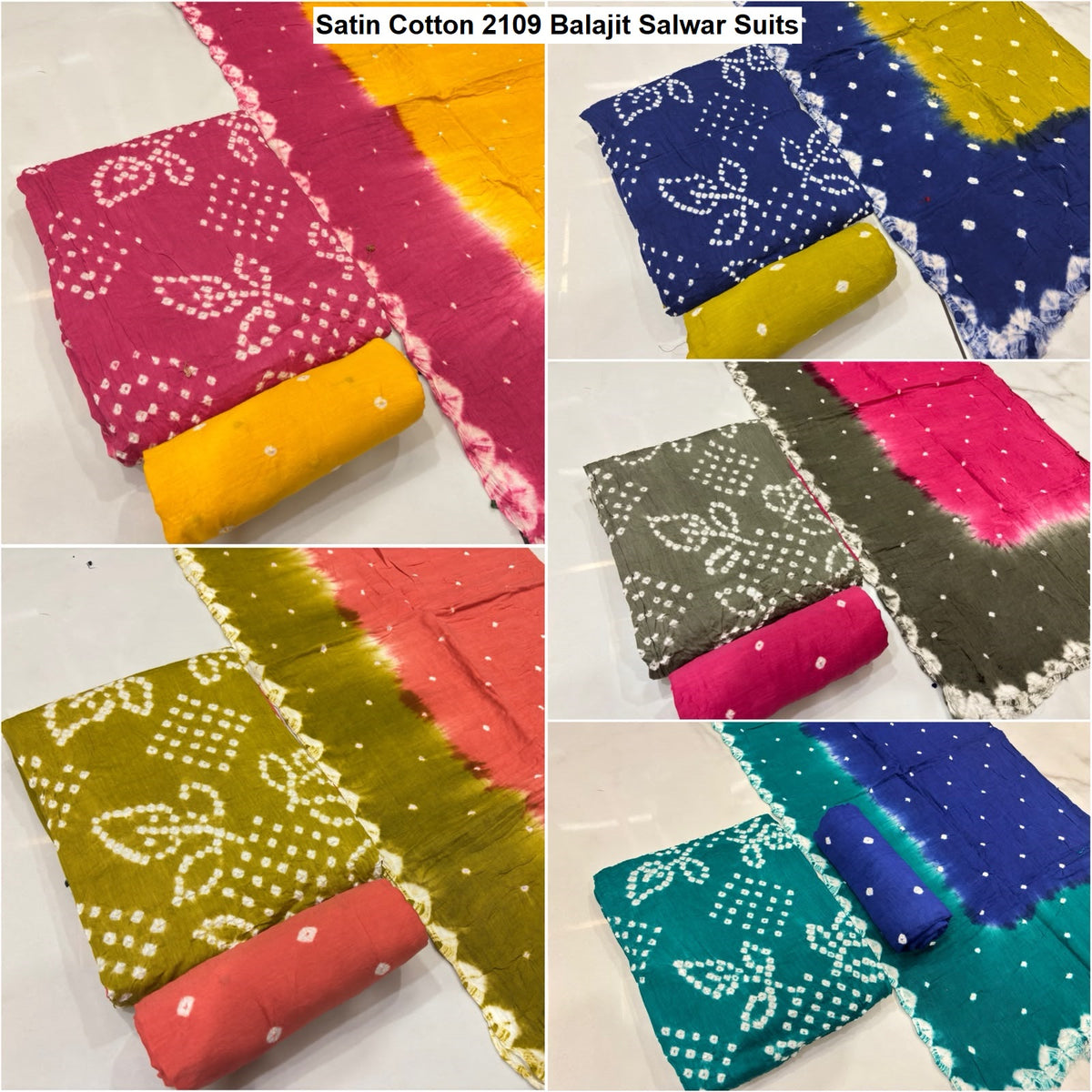 Satin Cotton 2109 Balajit Salwar Suits Manufacturer India