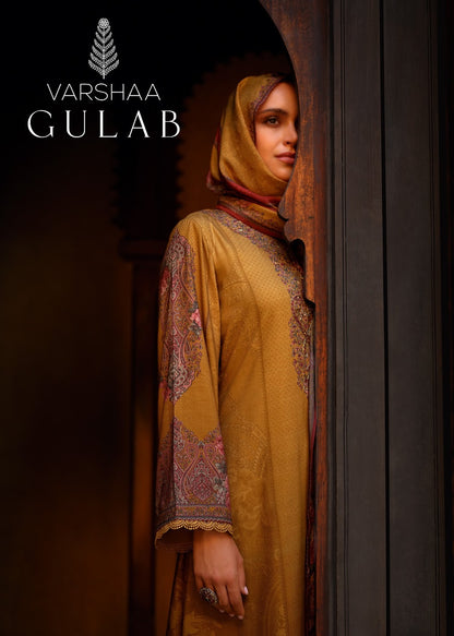 Satin Gulab Varshaa Modal Plazzo Style Suits Wholesale Price