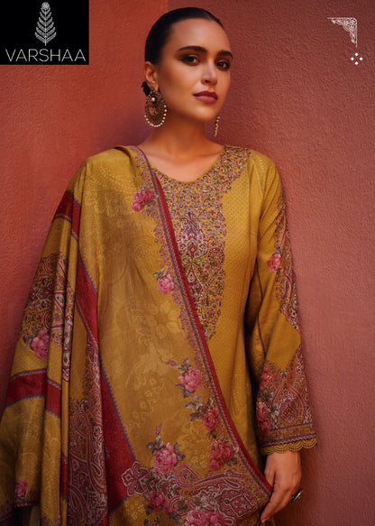 Satin Gulab Varshaa Modal Plazzo Style Suits Wholesale Price