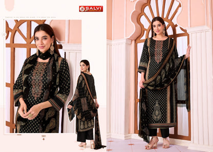 Satori Once Again Salvi Fashion Jam Cotton Pant Style Suits Wholesaler Gujarat