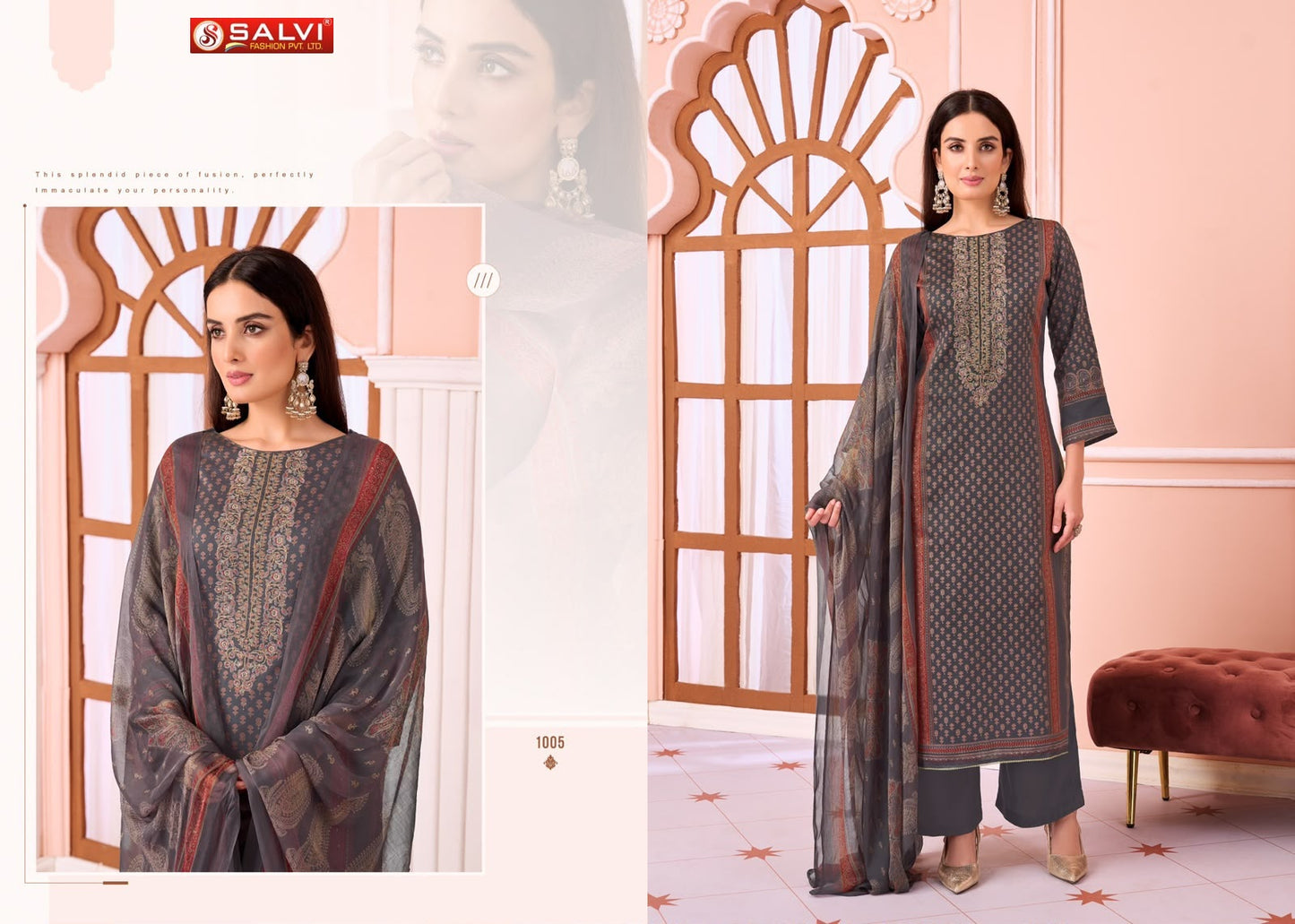 Satori Salvi Fashion Jam Cotton Pant Style Suits Supplier