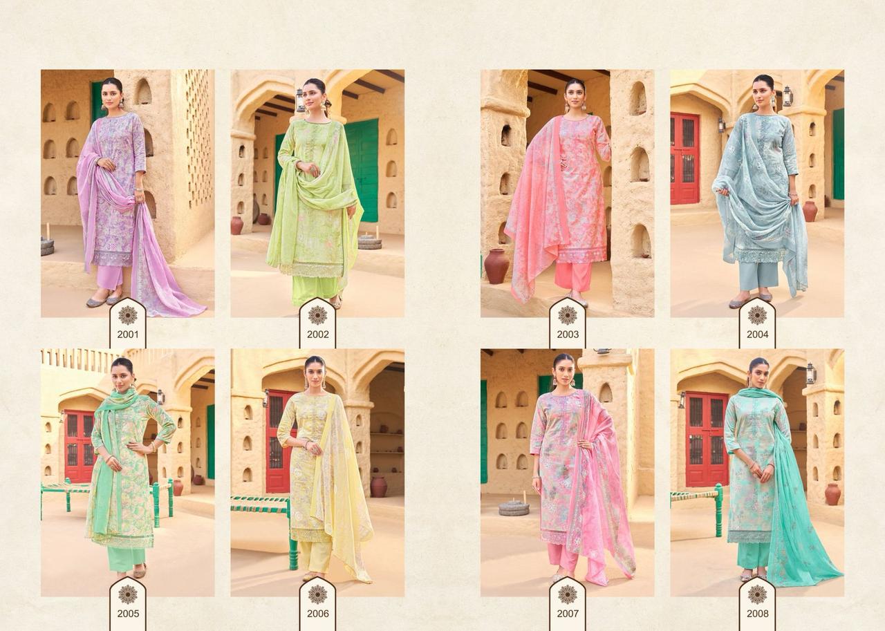 Satrang Vol 2 Salvi Fashion Lawn Pant Style Suits Supplier