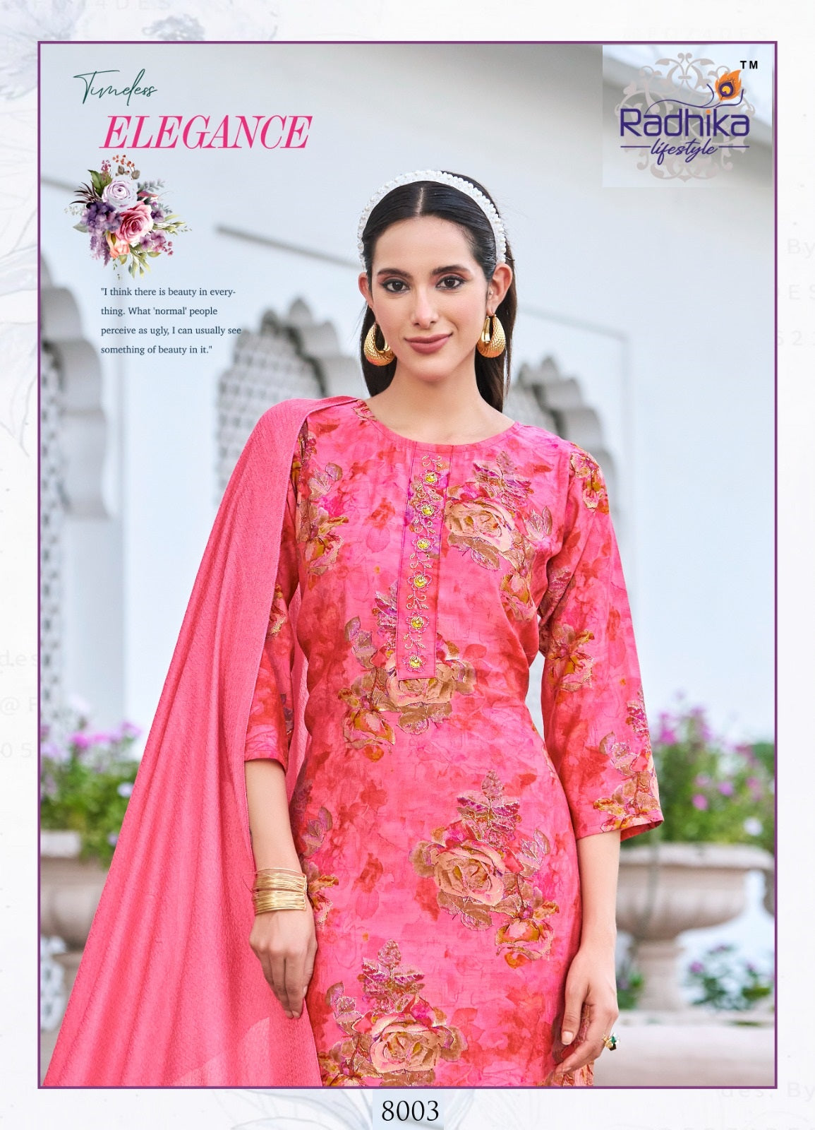 Satrangi Vol 8 Radhika Lifestyle Modal Chanderi Readymade Pant Style Suits Wholesale Price