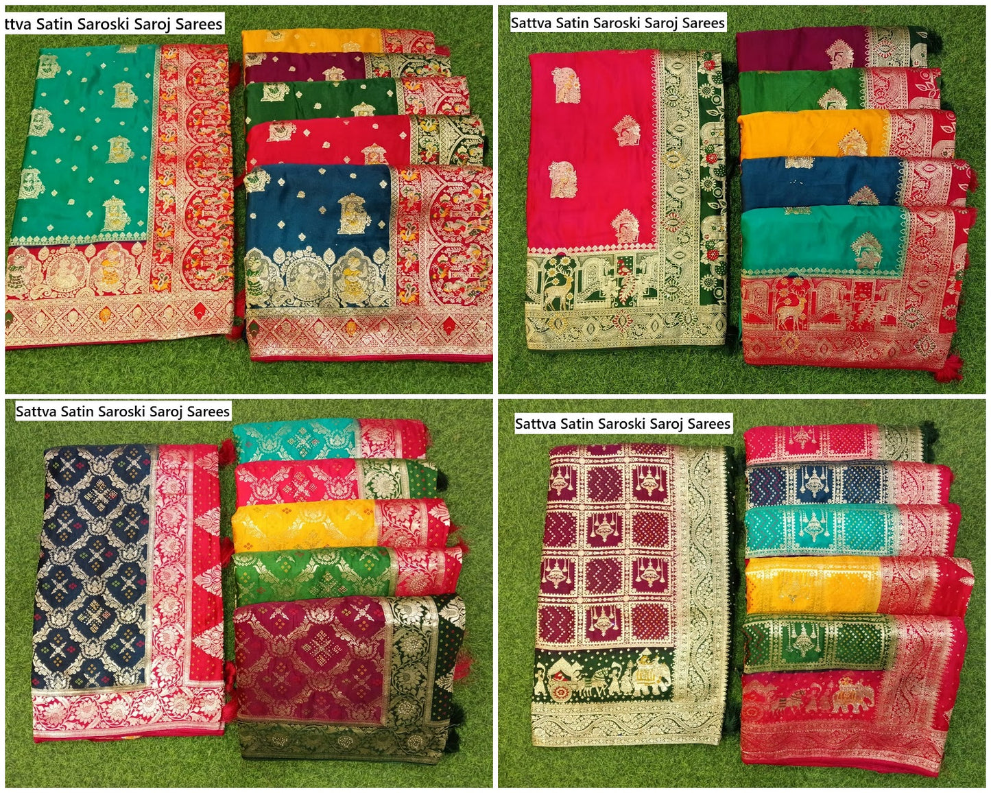 Sattva Satin Saroski Saroj Sarees Supplier