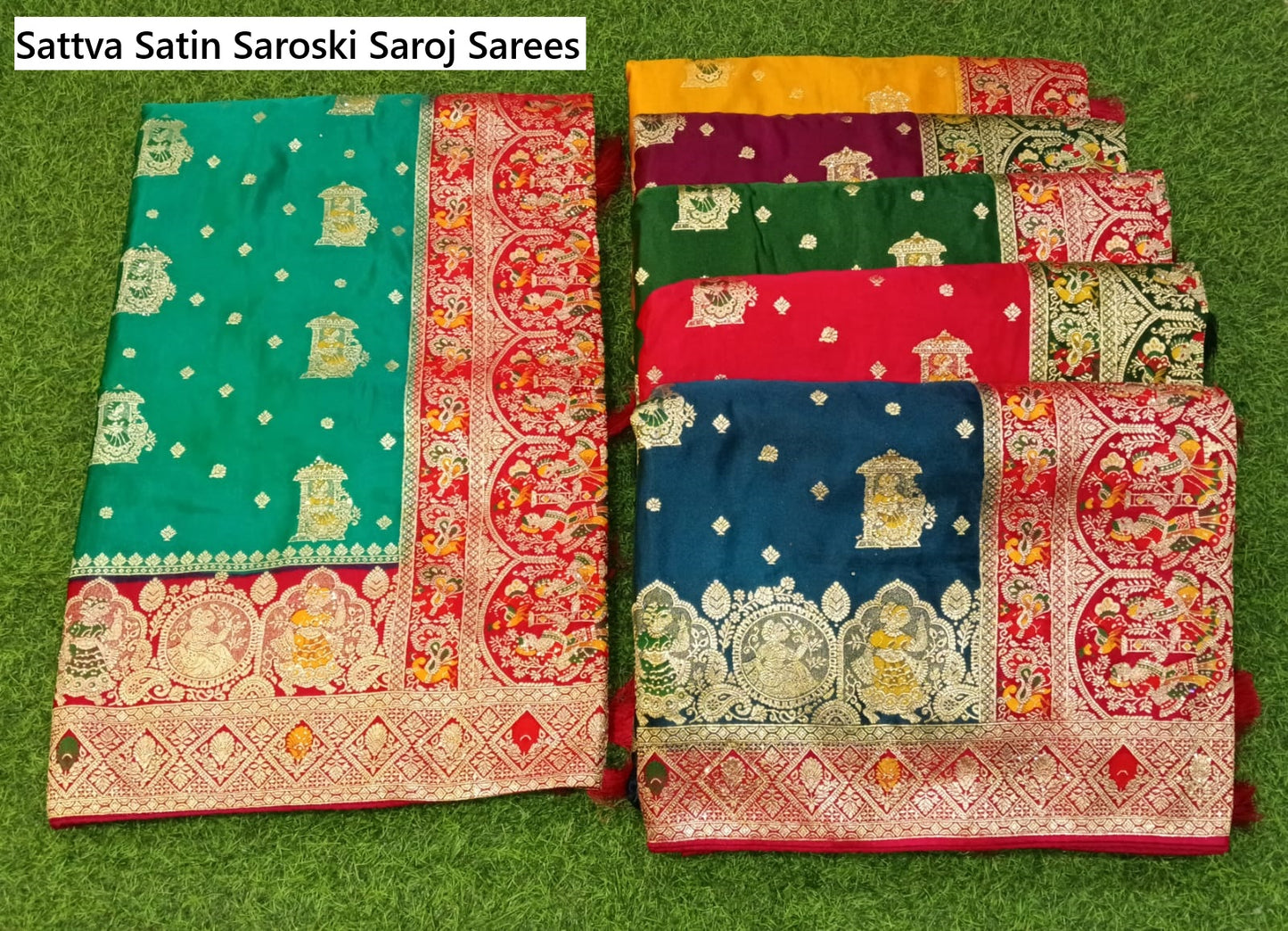 Sattva Satin Saroski Saroj Sarees Supplier
