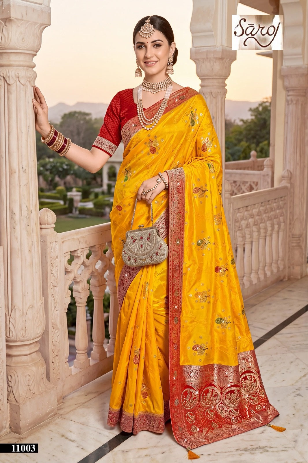 Sattva Satin Siroski Vol 11 Saroj Sarees Exporter Gujarat