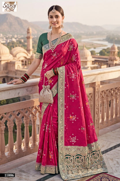 Sattva Satin Siroski Vol 11 Saroj Sarees Exporter Gujarat