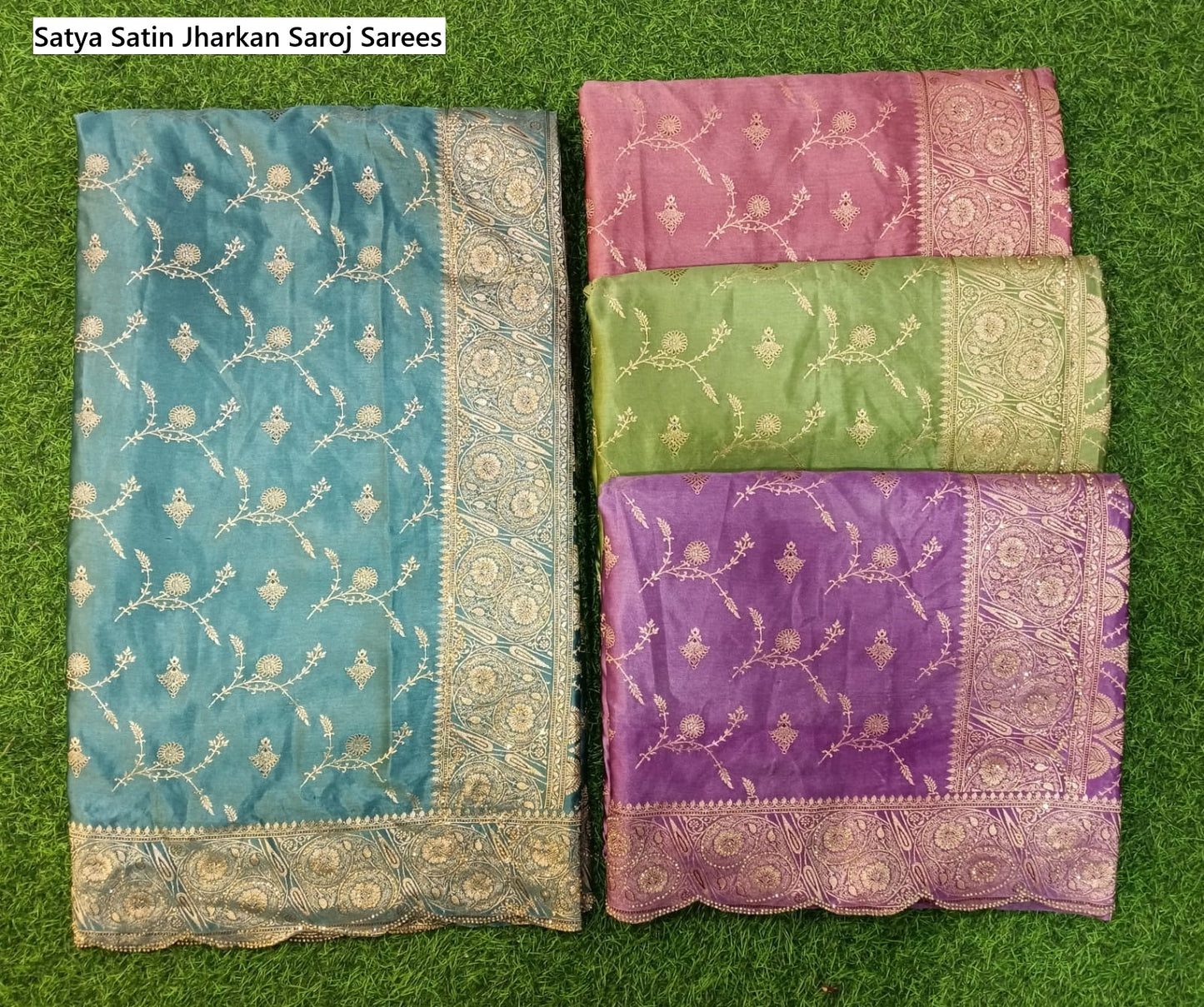 Satya Satin Jharkan Saroj Sarees Manufacturer