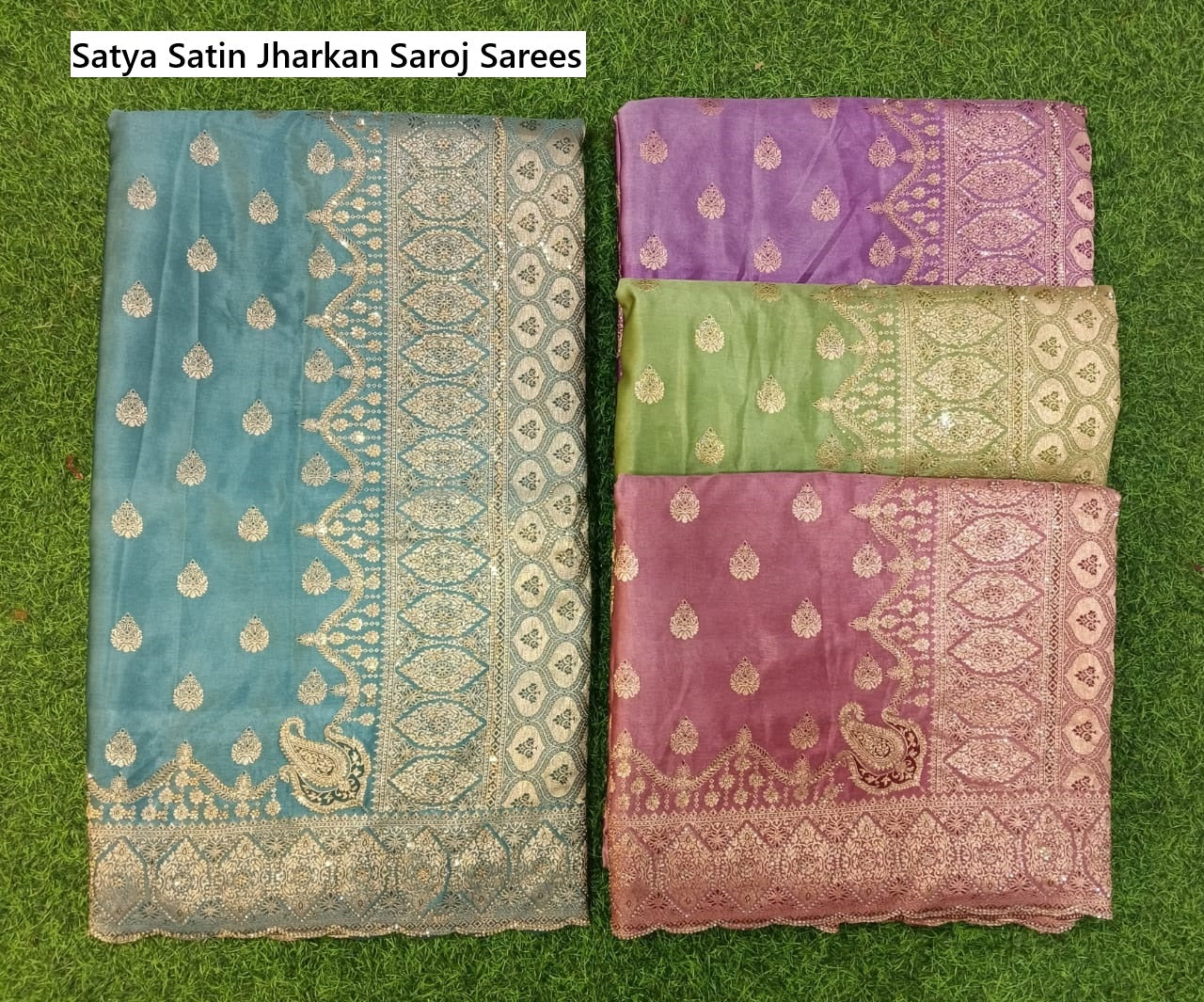 Satya Satin Jharkan Saroj Sarees Manufacturer