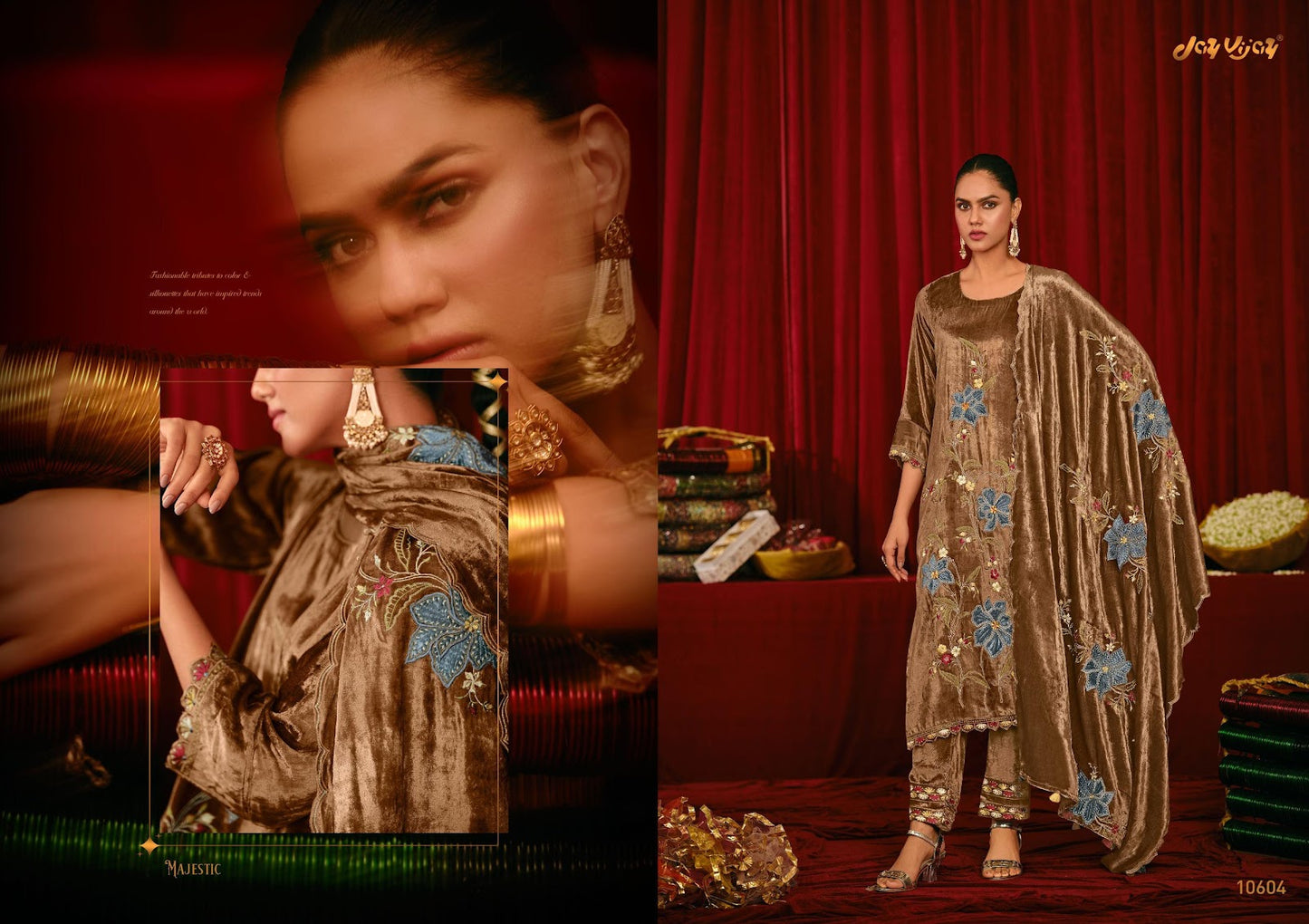 Saugat Jay Vijay Velvet Suits Manufacturer