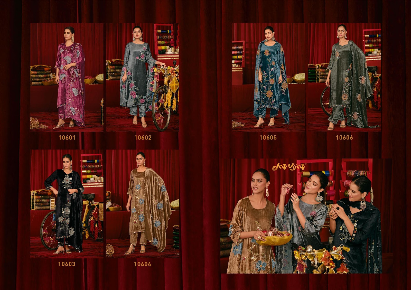 Saugat Jay Vijay Velvet Suits Manufacturer