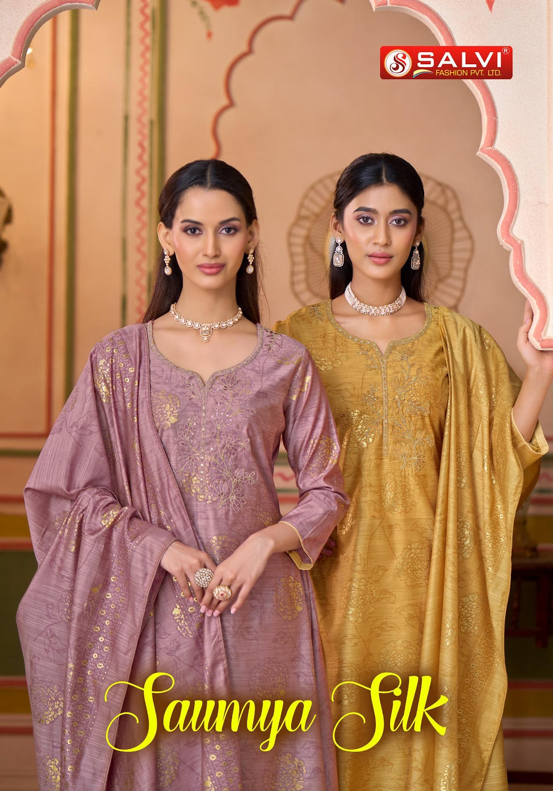 Saumya Silk Salvi Fashion Modal Pant Style Suits Manufacturer