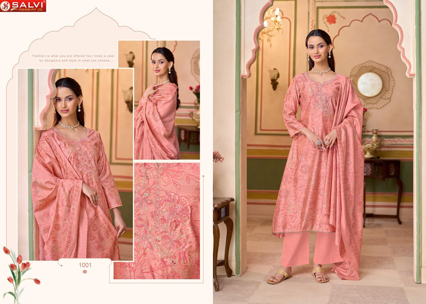 Saumya Silk Salvi Fashion Modal Pant Style Suits Manufacturer