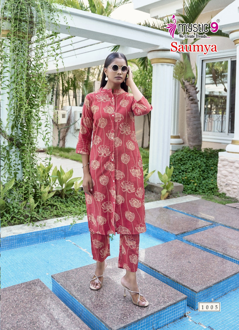 Saumya Vol 1 Mystic 9 Vertican Co Ord Set Supplier Gujarat