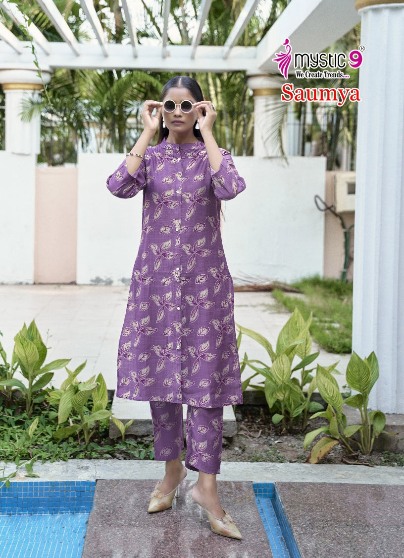 Saumya Vol 1 Mystic 9 Vertican Co Ord Set Supplier Gujarat