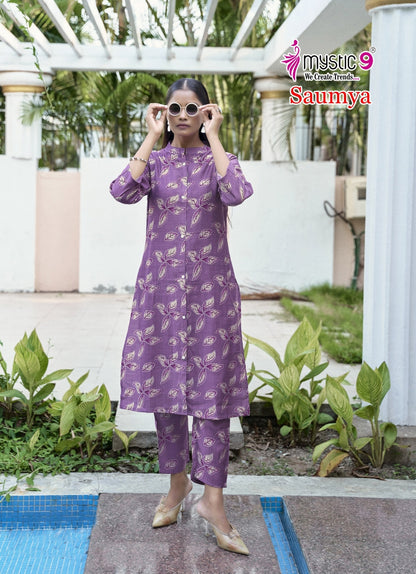 Saumya Vol 1 Mystic 9 Vertican Co Ord Set Supplier Gujarat