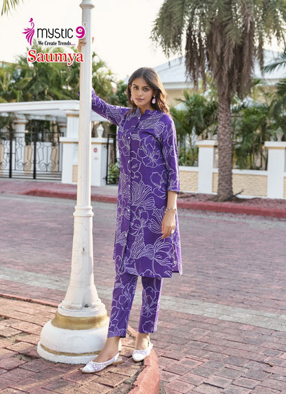 Saumya Vol 1 Mystic 9 Vertican Co Ord Set Supplier Gujarat