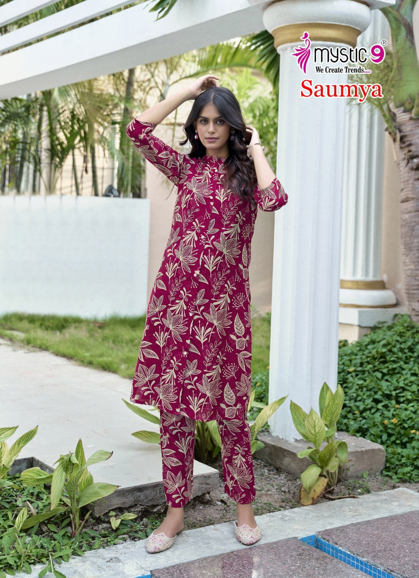Saumya Vol 1 Mystic 9 Vertican Co Ord Set Supplier Gujarat