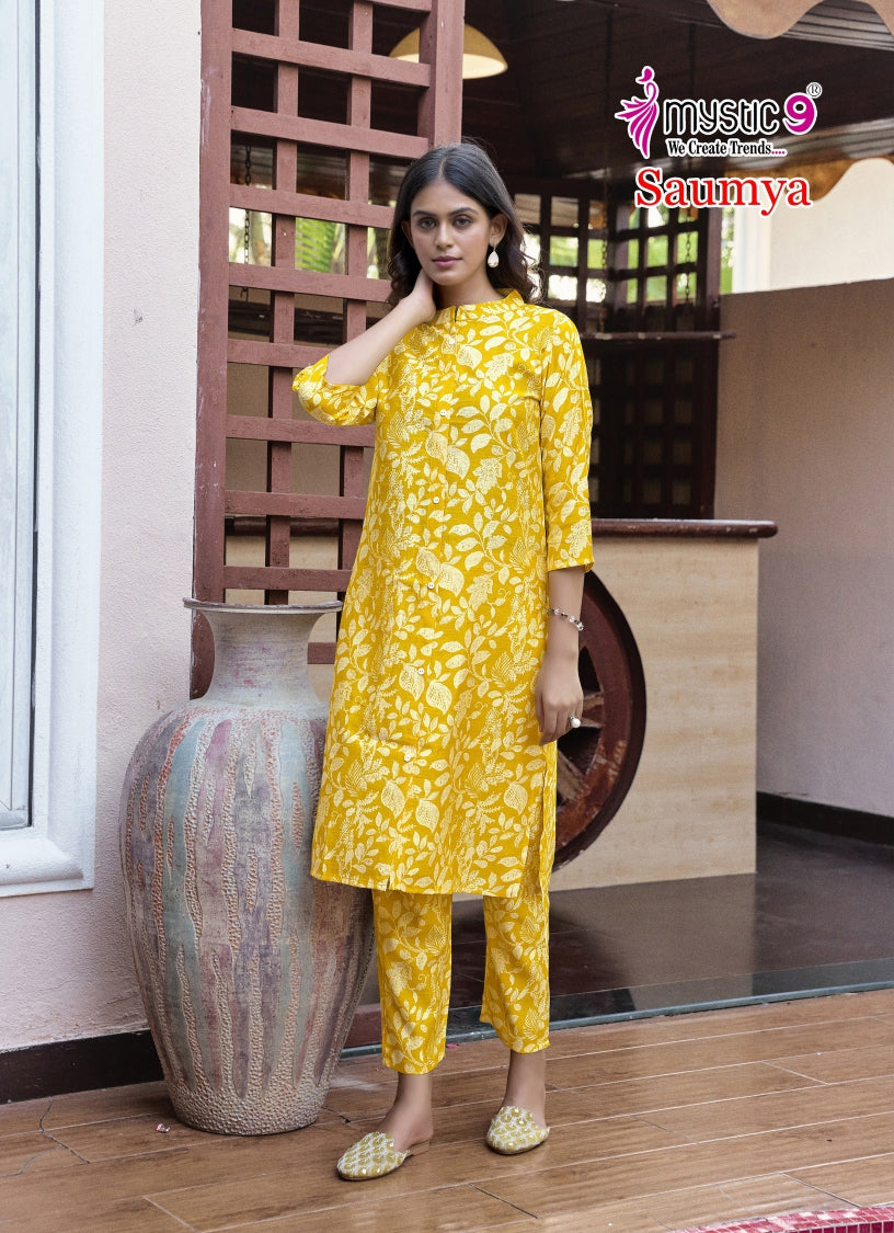 Saumya Vol 1 Mystic 9 Vertican Co Ord Set Supplier Gujarat