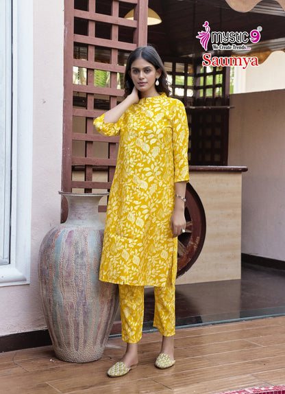 Saumya Vol 1 Mystic 9 Vertican Co Ord Set Supplier Gujarat