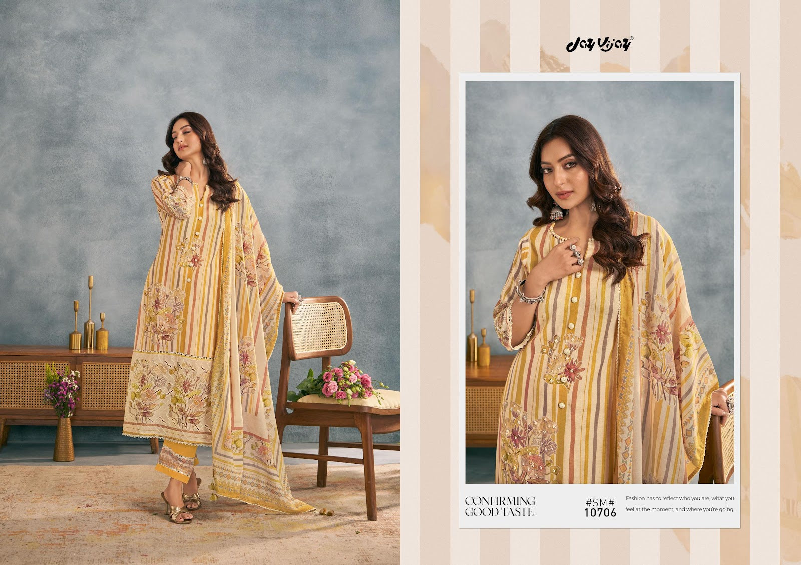 Saumyata Jay Vijay Mal Cotton Pant Style Suits Exporter India