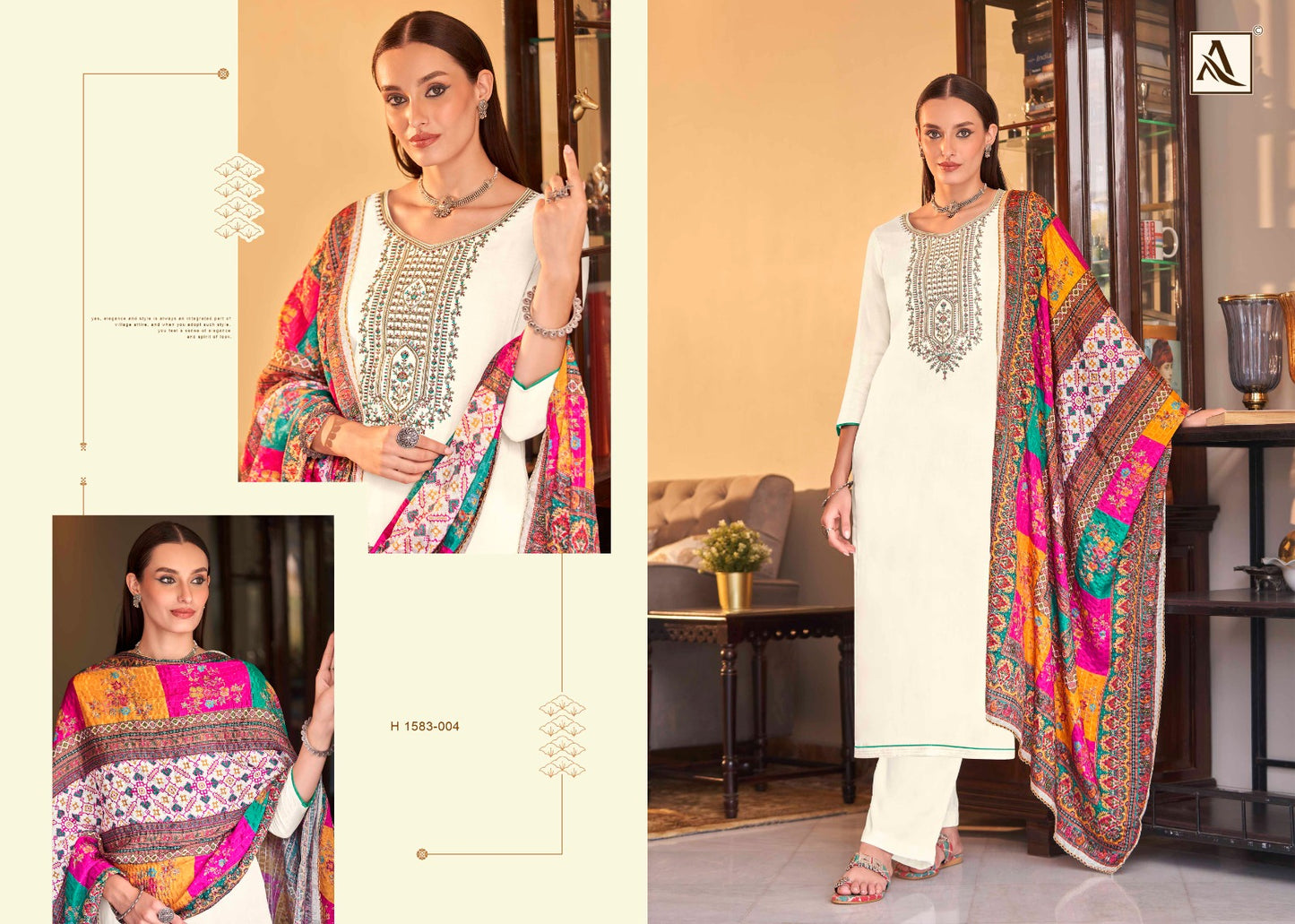 Saundarya Edition 2 Alok Viscose Rayon Karachi Salwar Suits Exporter India