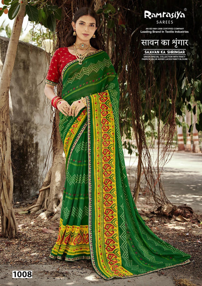 Savan Ka Shringar Ramrasiya Sarees Manufacturer India