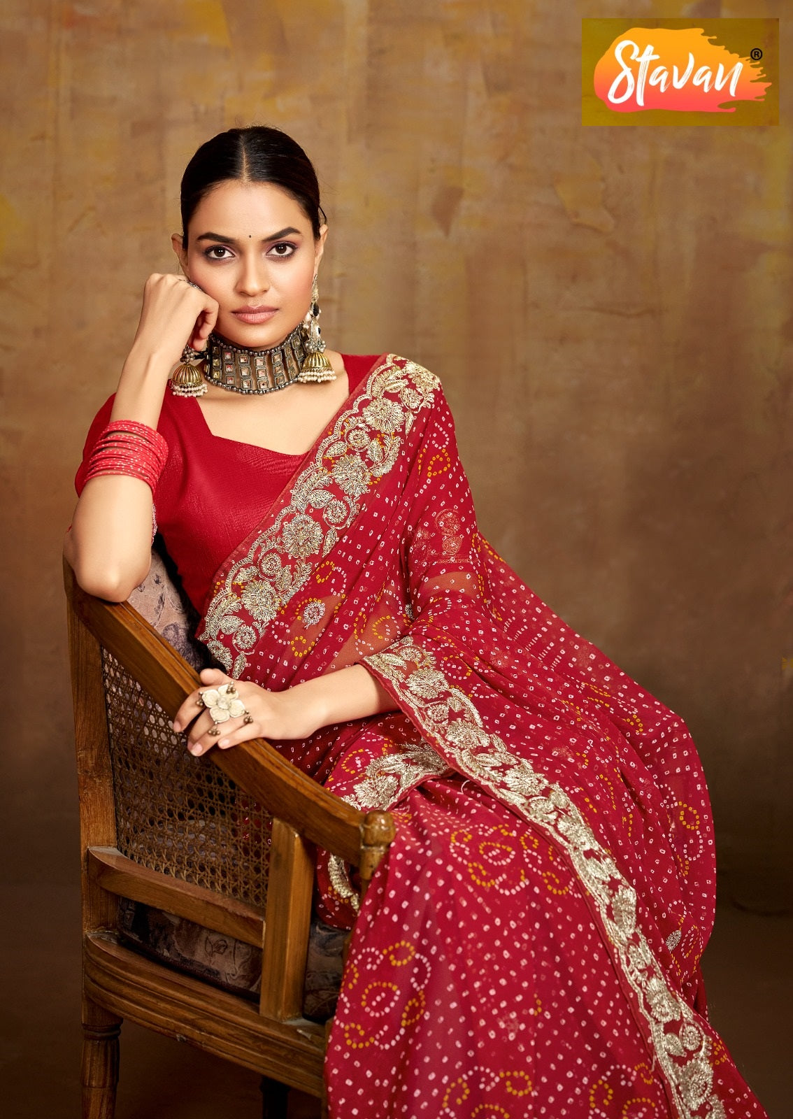 Savan Stavan Georgette Sarees Exporter India