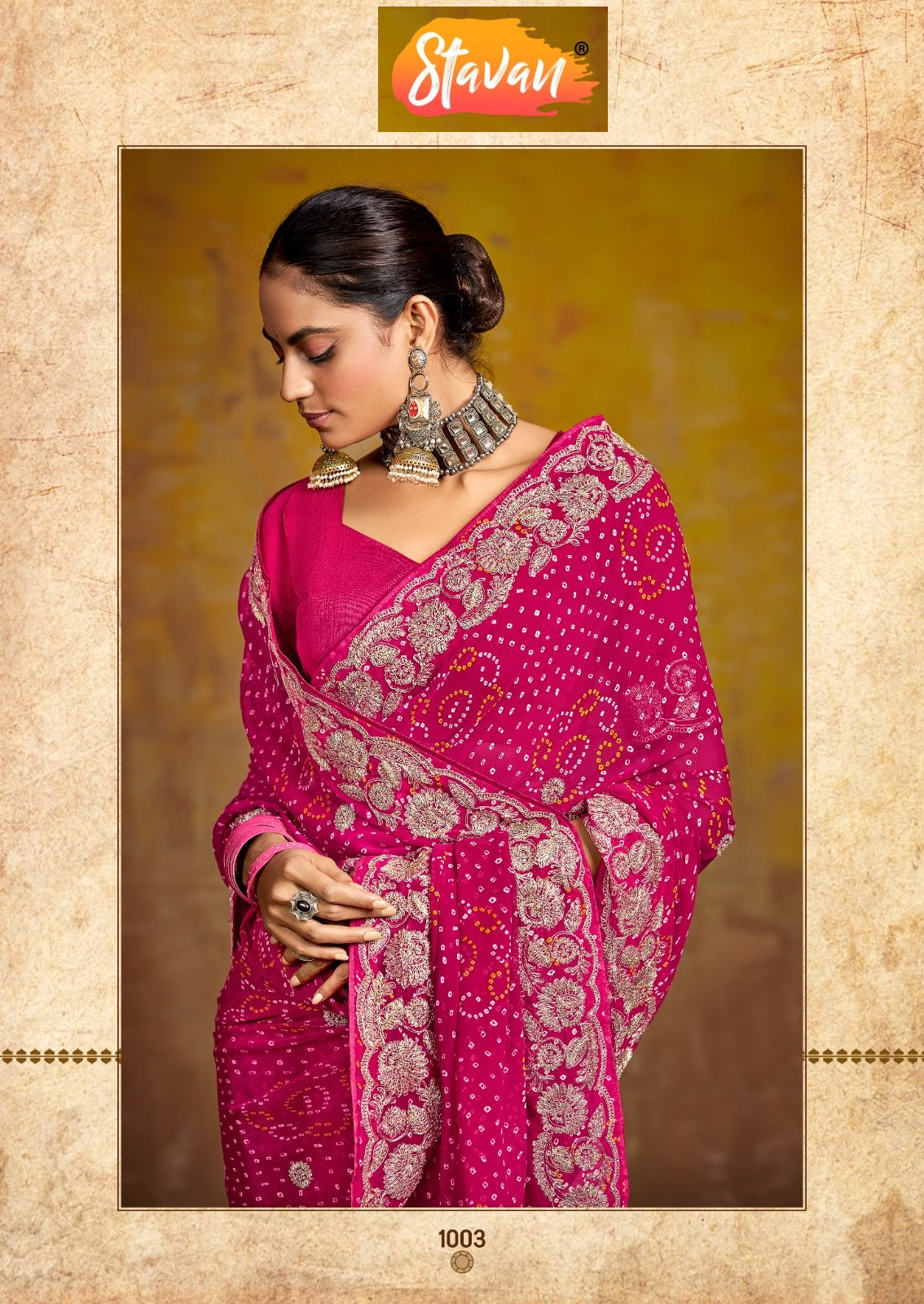 Savan Stavan Georgette Sarees Exporter India