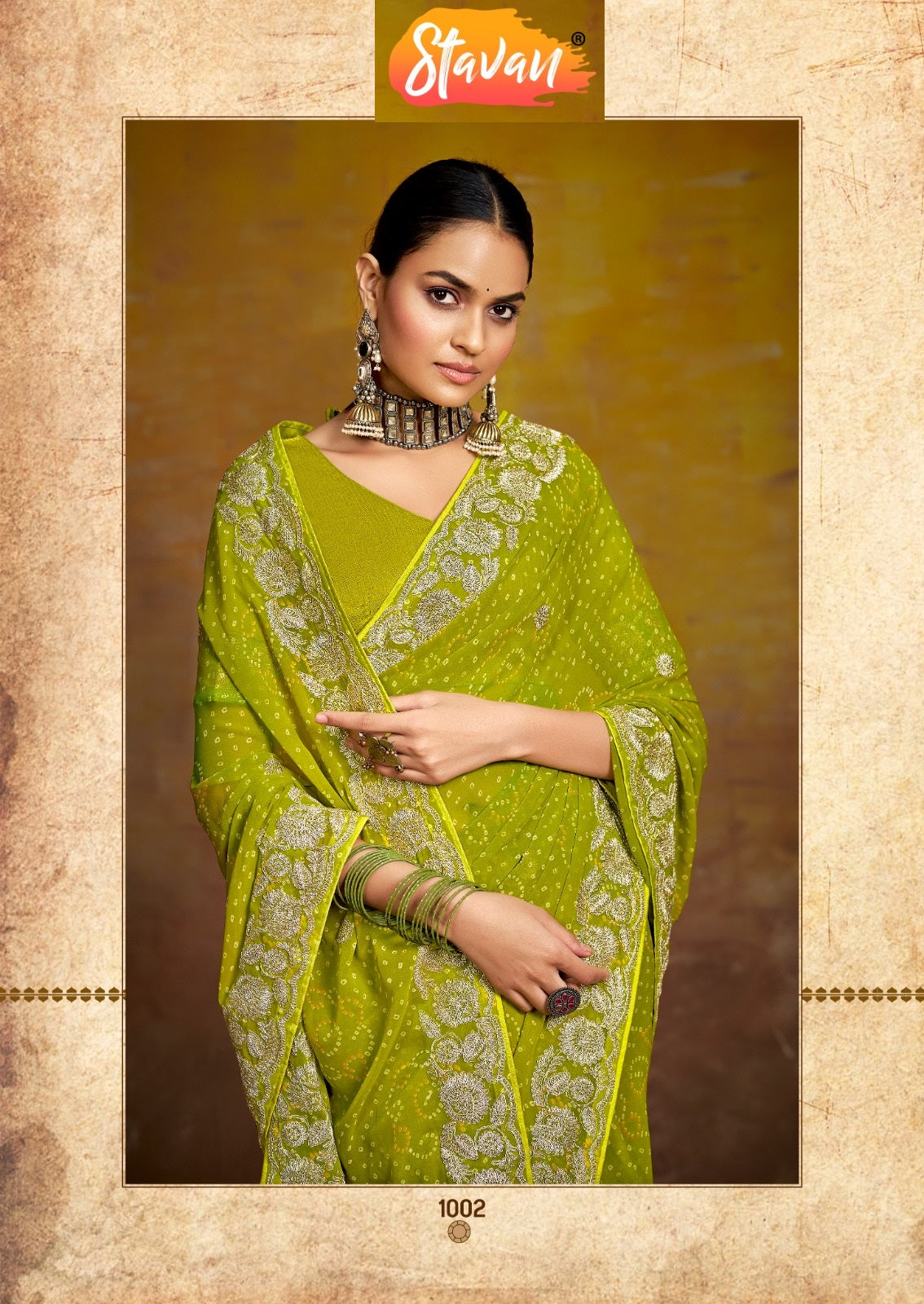 Savan Stavan Georgette Sarees Exporter India
