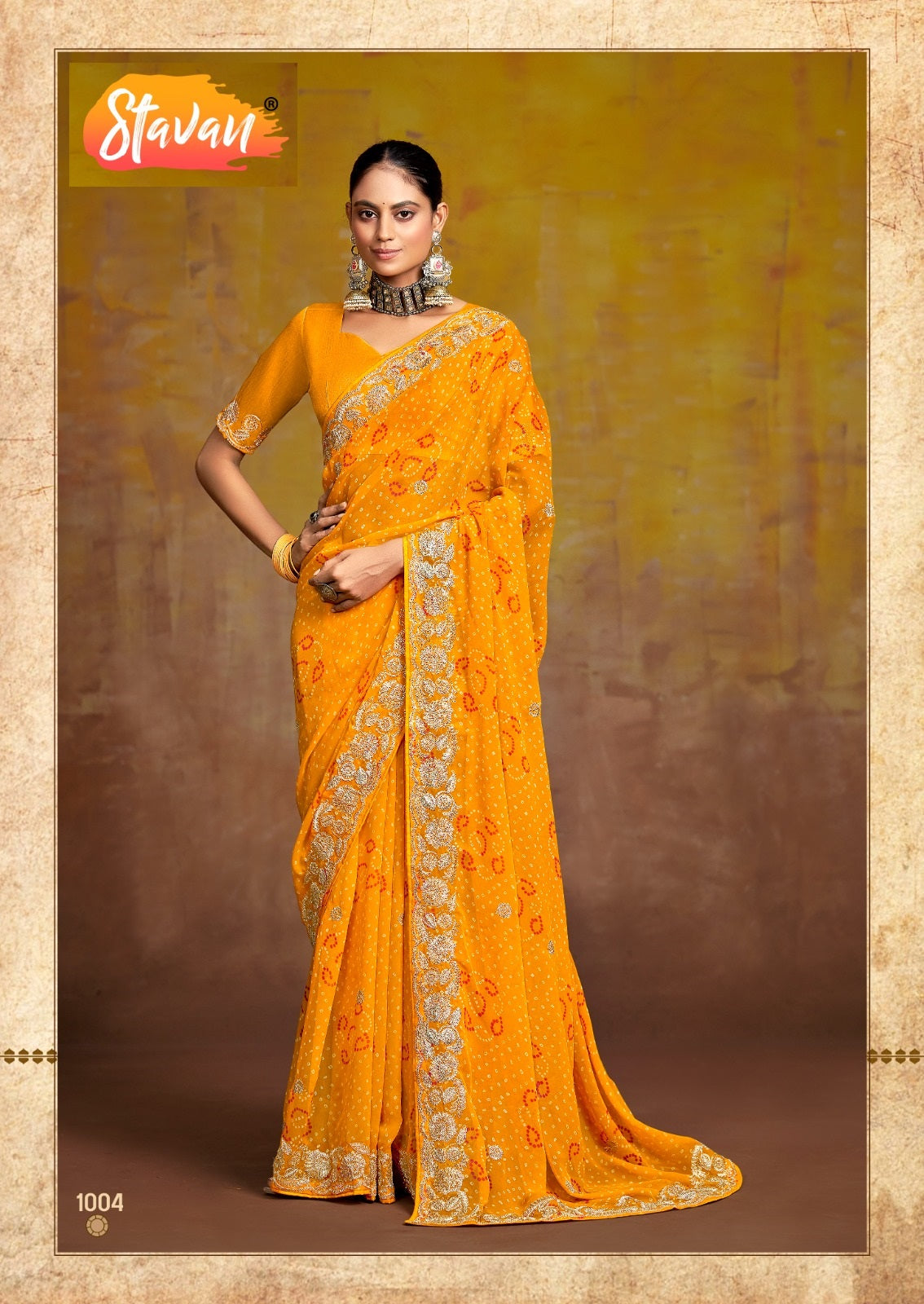 Savan Stavan Georgette Sarees Exporter India