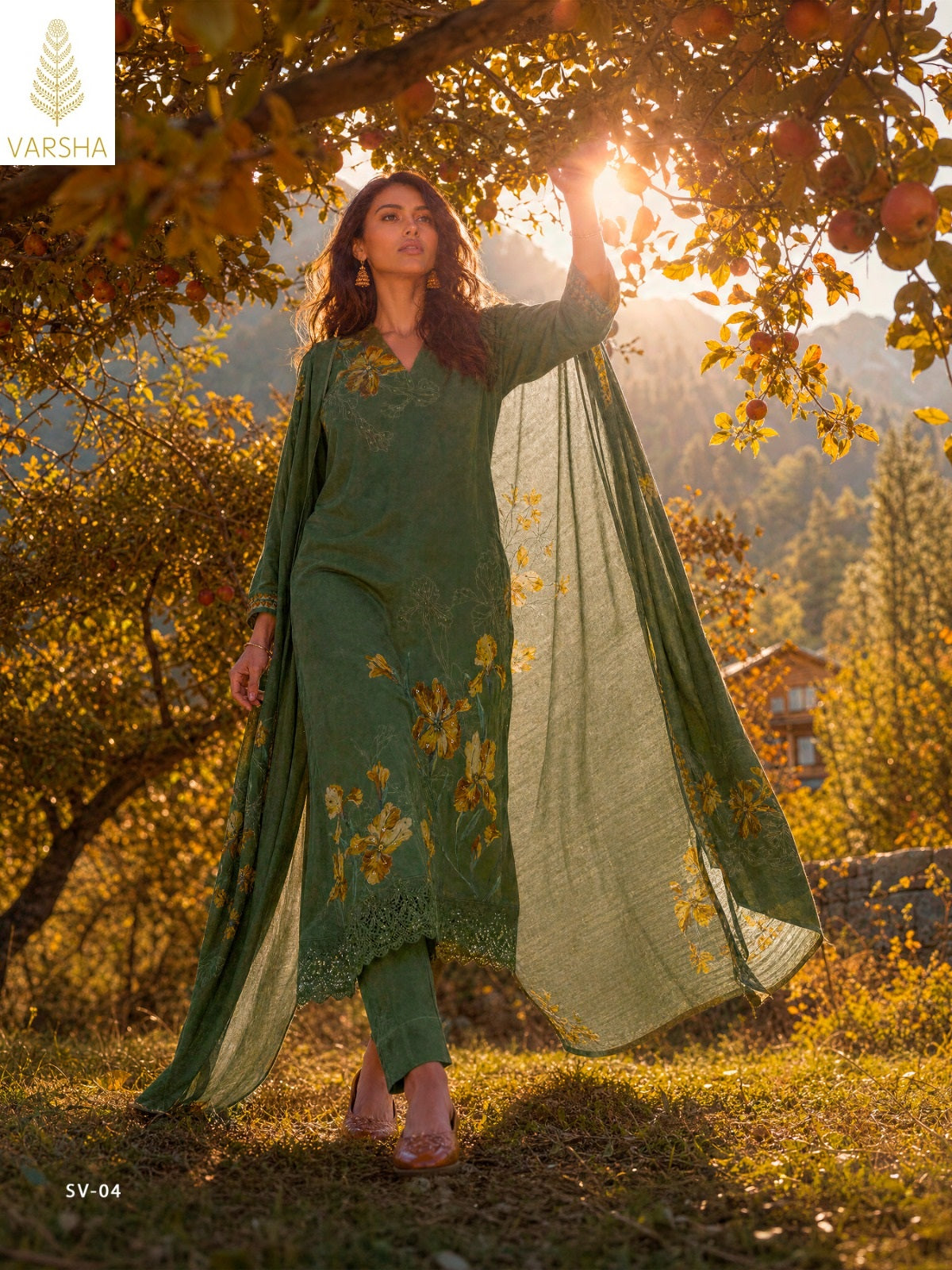 Savannah Varshaa Viscose Pashmina Suits Supplier Gujarat