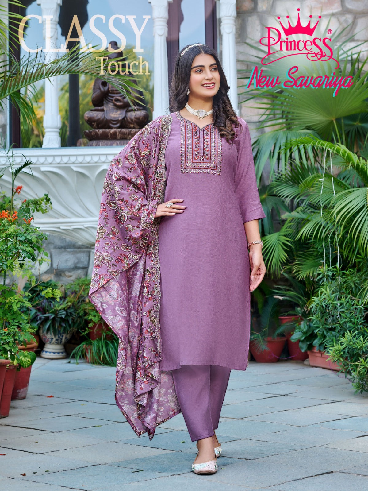 Savariya Princess Creation Vetican Readymade Pant Style Suits Wholesaler