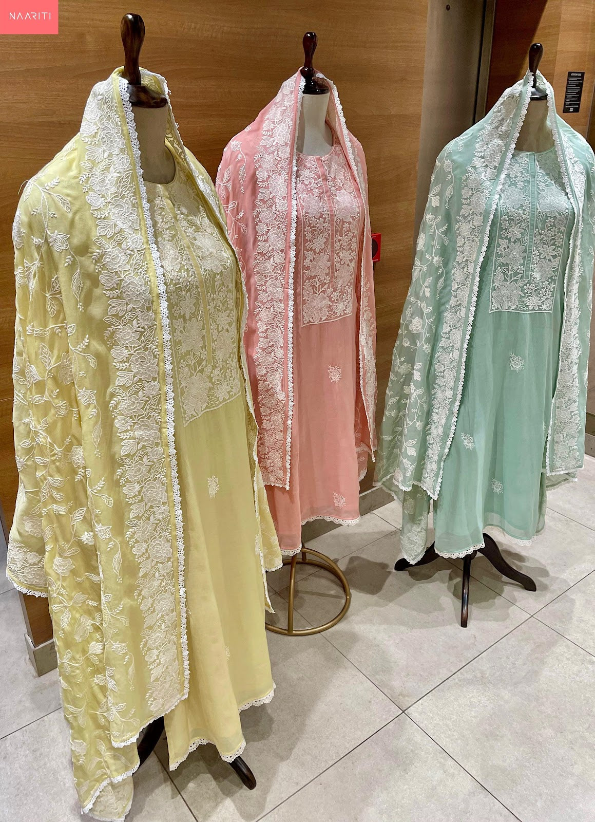 Saveer Naariti Mul Chanderi Salwar Suits Supplier Ahmedabad