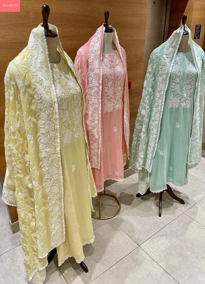 Saveer Naariti Mul Chanderi Salwar Suits Supplier Ahmedabad