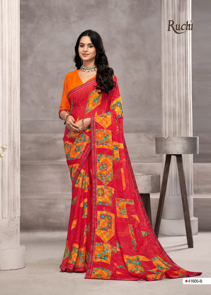 Savera 13 Ruchi Chiffon Sarees Exporter